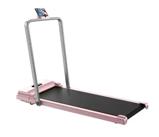 2in1 Folding Treadmill Mini Walking Pad with Wide Belt